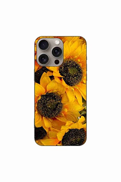 OEM Case compatible with Apple iPhone 16 Pro Max Silicone Gel Tpu Sunflower P...