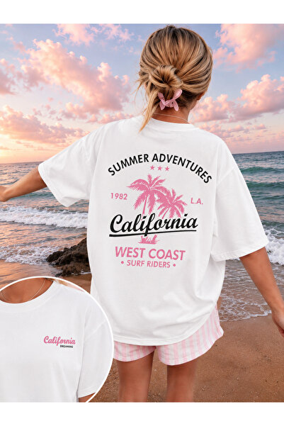 VASK Tricou pentru copii cu imprimeu California – 100% bumbac, tricou unisex ...