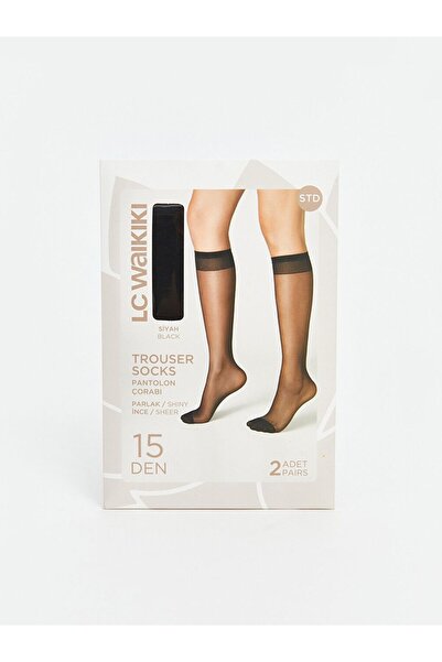 LC Waikiki 15 Denier Women's Knee Socks 2-Pack