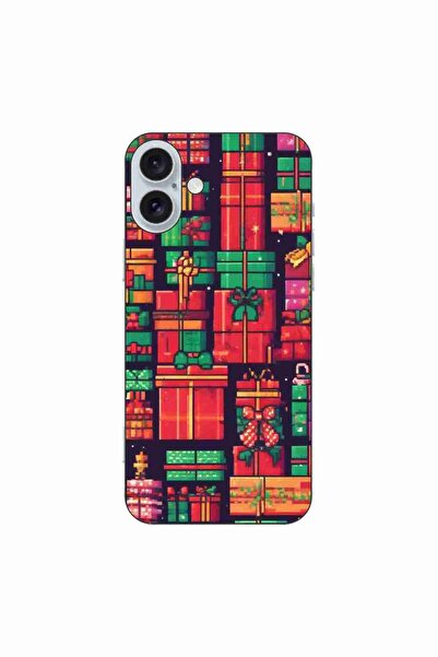 OEM Husa compatibila cu Apple iPhone 16 Plus Silicon Gel Tpu Model Pixel Art ...
