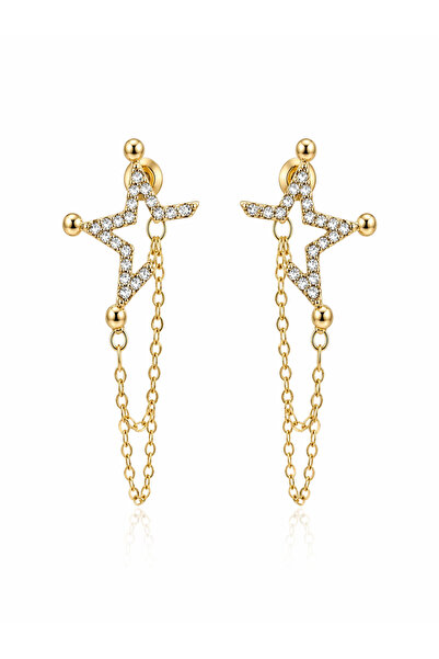 Angelovia Dangle Star Women's Earrings