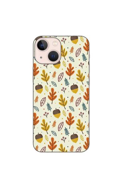 OEM Husa compatibila cu Apple iPhone 13 Mini Silicon Gel Tpu Model Autumn Pat...