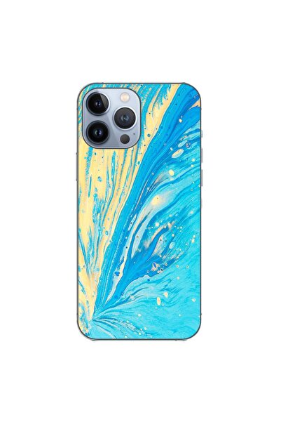 OEM Калъф, съвместим с Apple iPhone 13 Pro Max, силиконов гел TPU модел Aqua ...