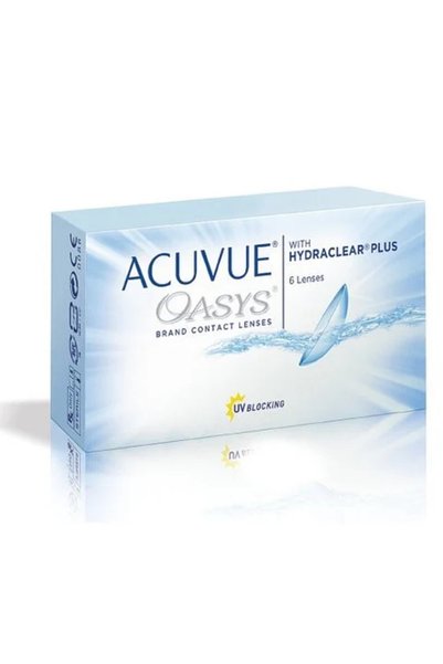ACUVUE عدسات OASYS مع HYDRACLEAR PLUS اللاصقة (6 عدسات/علبة)