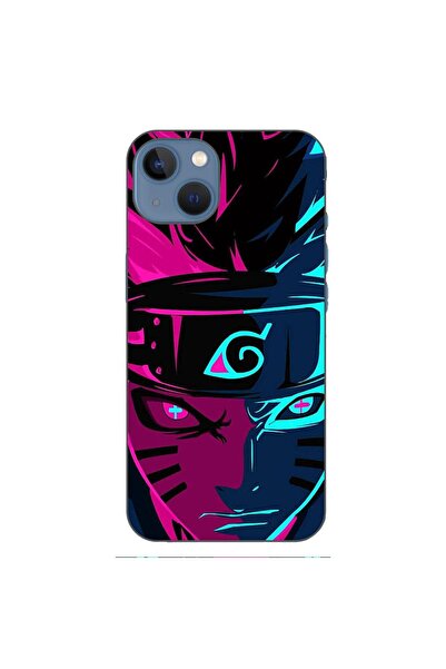 OEM Husa compatibila cu Apple iPhone 13 Silicon Gel Tpu Model Naruto Purple S...