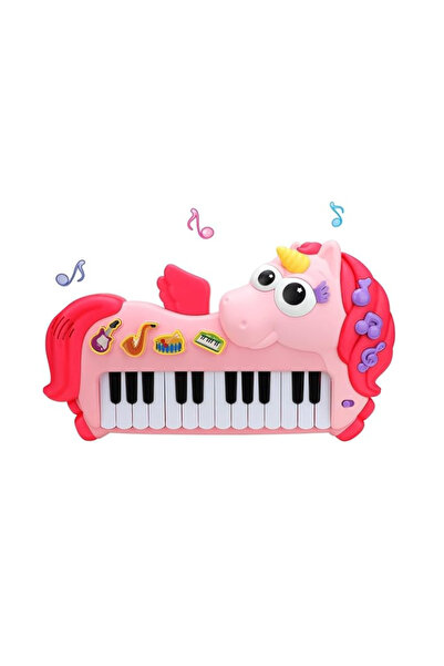PlayFun Jucărie Orgă Muzicală Roz Unicórn Multiple Fu Sunete Muzicale Interac...