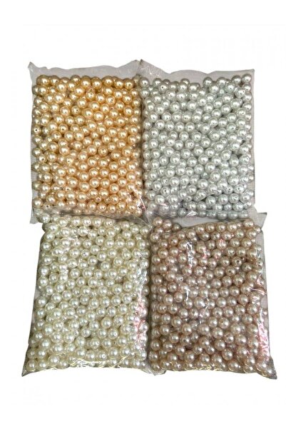 OEM Margele Plastic Gaurite Perla Intregi 14mm/500g Somon