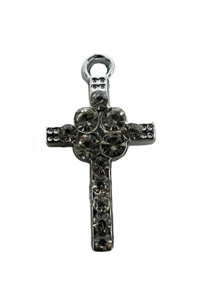 OEM Marturie Botez Cruciulite Metal Stras Mijoc 40/Set