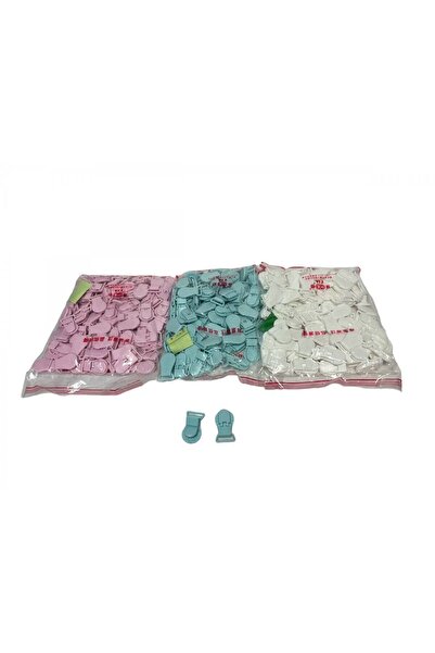 OEM Cleme Pentru Prindere Pe Haine Rotunde 100/Set Alb