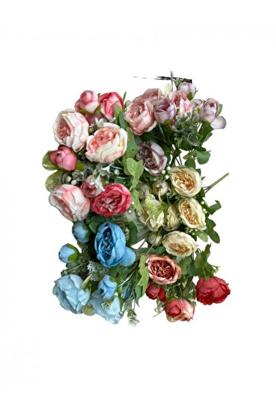 OEM Flori Artificiale Buchet Bujor Scarliont 2/Set Lila Roz