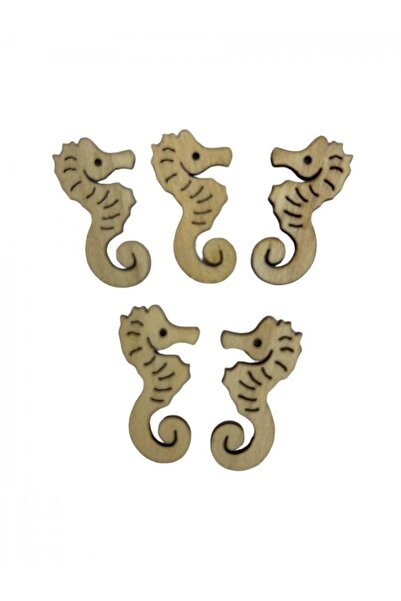 OEM Ornamente Din Lemn Natur De Lipit Calut De Mare 50/Set