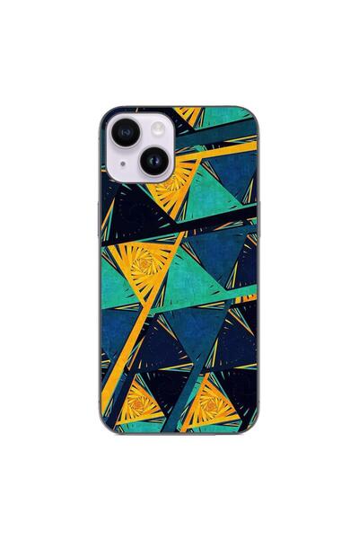 OEM Case compatible with Apple iPhone 15 Silicone Gel Tpu Pattern Abstract Prism