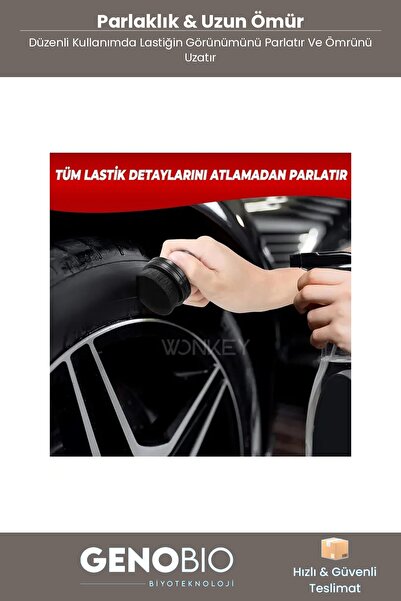 Otomobil Lastik Jant Kenarı Parlatma Fırçası Araç Lastiği Temizleme Sünger Detaylı Fırça Ergonomik Kaymaz Saplı Oto Lastik Bakım Parlatıcı Kir Giderici Cilalatma Fırçası