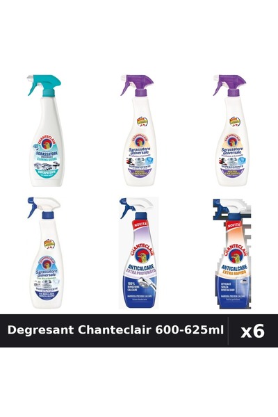Chanteclair Set 6 Degresant Universal 600-625ml - Anti-Miros, Lavanda, Mosc, ...