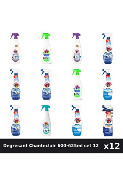 Chanteclair Set 12 Degresant Universal 600-625ml - Lavanda, Lamaie, Mosc, Det...