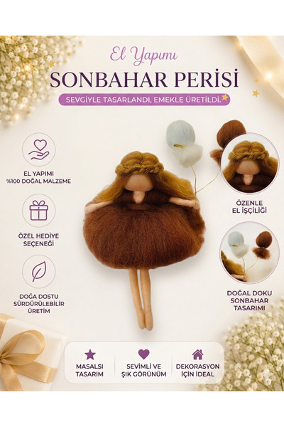 Laber Tasarım Keçe Bebek Organik El Yapımı (Satıcı;Laber Tasarım)