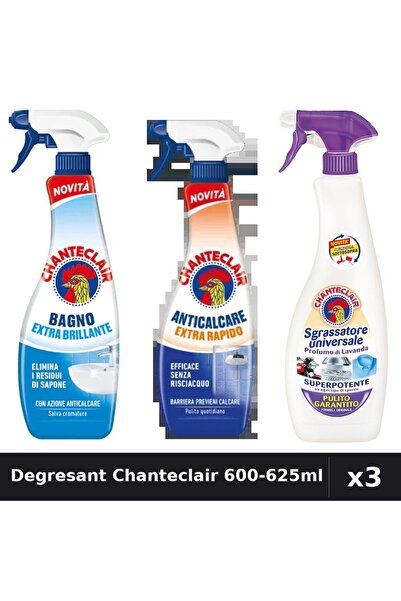 Chanteclair Set 3 Degresant Universal 600-625ml - Extra Rapid, Stralucire, La...