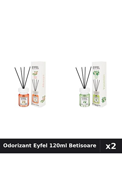 Eyfel Set 2 Odorizant Camera Betisoare 120ml - Acacia, Iasomie