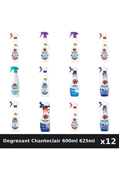 Chanteclair Set 12 Degresant Universal 600ml 625ml - Marsilia, Lavanda, Bicar...
