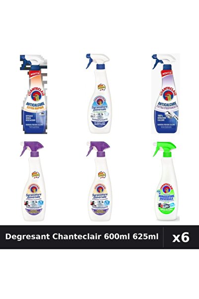 Chanteclair Set 6 Degresant Universal 600ml 625ml - Bicarbonat, Lavanda, Lămâ...