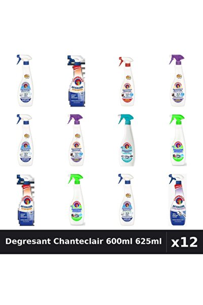 Chanteclair Set 12 Degresant Universal 600ml 625ml - 7 Arome, Bicarbonat, Lăm...