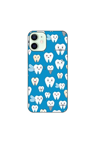 OEM Husa compatibila cu Apple iPhone 12 Mini Silicon Gel Tpu Model Dentist Pa...