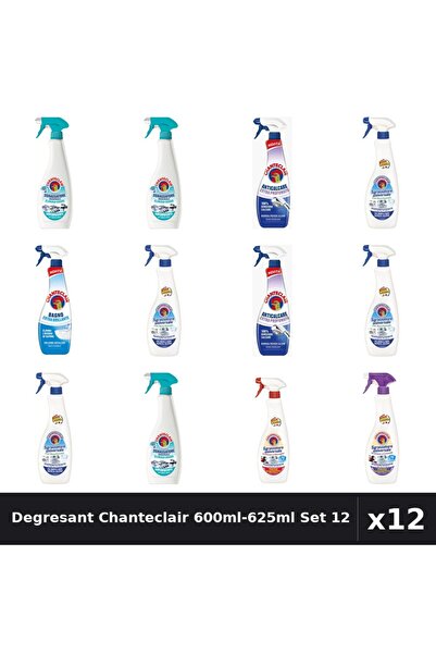 Chanteclair Set 12 Degresant Universal 600ml-625ml - 6 Arome, Bicarbonat, Ant...