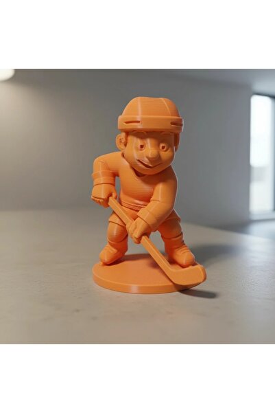 OEM Hockey Player Figurine Cartoon Style Sports Decor