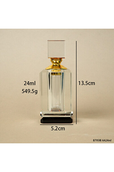 NUJET 1pcs Crystal Oil Bottle 24ml B795AA