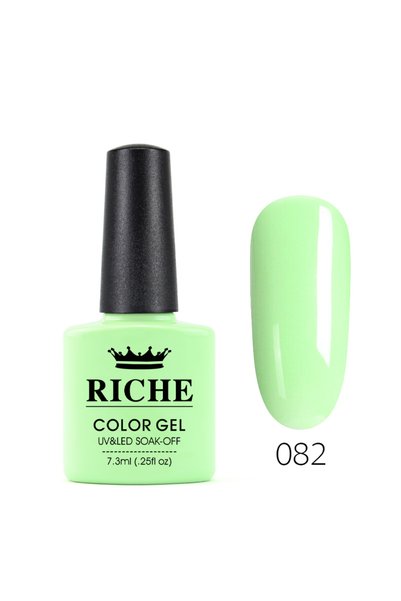 OEM Ojă semipermanentă Riche 082, Verde, 7.3 ml