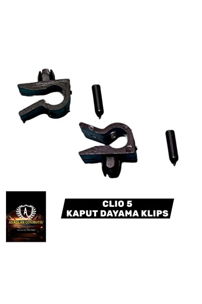 İthal CLIO 5 KAPUT DAYAMA DEMİR KLIPS (2 ADET)