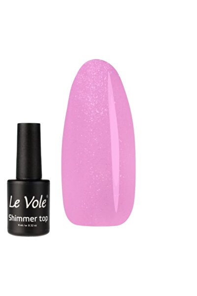 Le Volente Top coat pentru unghii, 9 ml, Le Vole Shimmer Top 223
