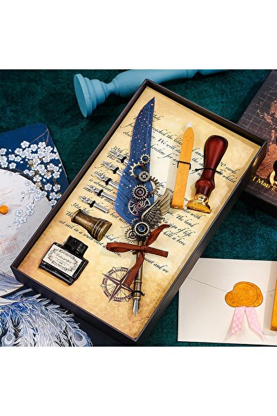 Arabest Feather Pen and Ink Set,Calligraphy Pens for Writing,Business Fountai...
