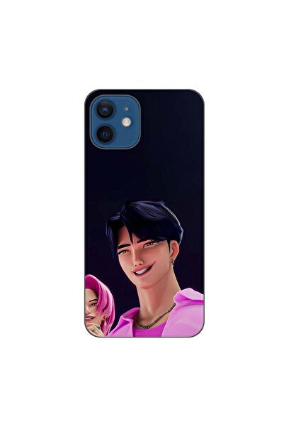 OEM Husa compatibila cu Apple iPhone 12 Silicon Gel Tpu Model KPop Demon Hunt...