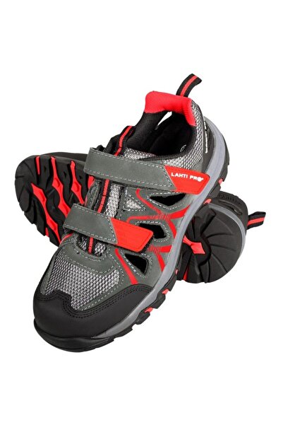 Lahti Pro Leather-suede-fabric sandal with rubber (s1sra) - 41