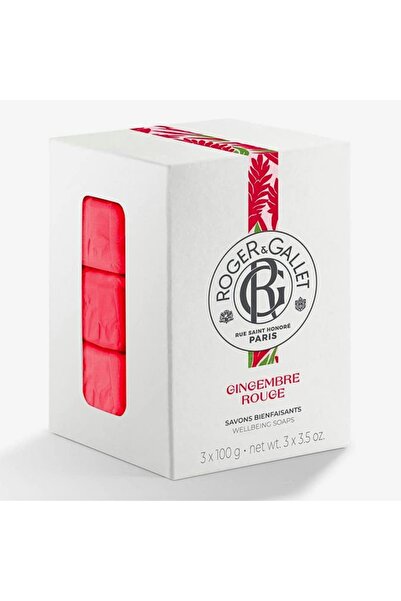 Roger&Gallet Set Trio, Roger & Gallet, Gingembre Rouge, Săpun solid, 3 buc., ...