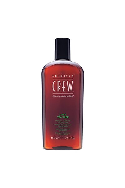 American Crew , 3-σε-1 Τεϊόδεντρο, Λάδι Τεϊόδεντρου, Σαμπουάν, Μαλακτικό & Αφ...