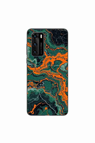 OEM Θήκη συμβατή με Huawei P40 από σιλικόνη gel TPU, μαλακό σχέδιο μάρμαρο νε...