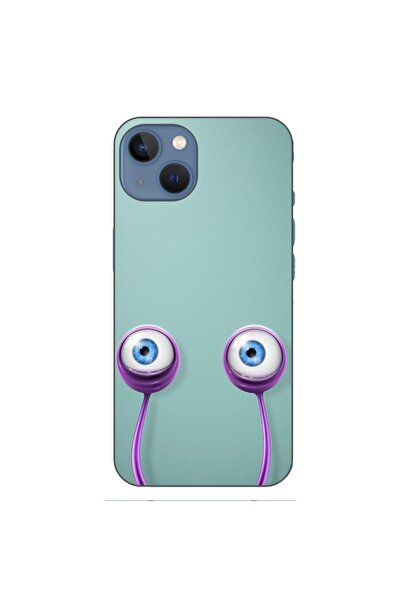 OEM Θήκη συμβατή με Apple iPhone 13 από Σιλικόνη Gel TPU με σχέδιο  "Μάτια Σα...