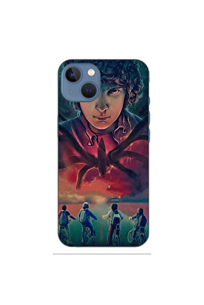 OEM Husa compatibila cu Apple iPhone 13 Silicon Gel Tpu Model Stranger Things...