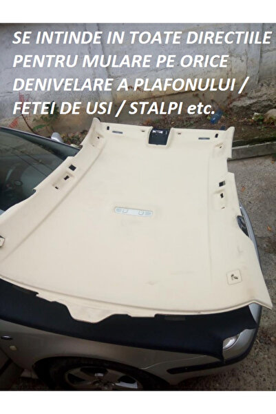 Malex Tapiterie Import Covor tapițerie pentru plafon auto, CREAM (BEIGE), căp...