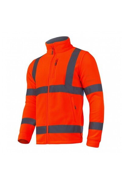 Lahti Pro Reflective Fleece jacket / orange - 3xl