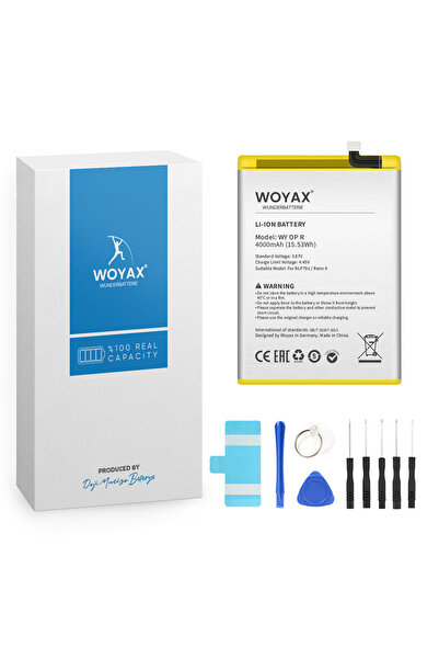 woyax By Deji Oppo Reno 4 Uyumlu Batarya