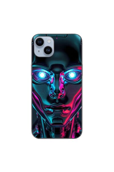 OEM Husa compatibila cu Apple iPhone 15 Plus Silicon Gel Tpu Model Chrome Hum...
