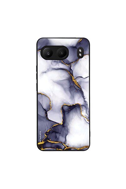 Sonique Θήκη Marble Series για OnePlus Nord 4 5G Μωβ Γκρι