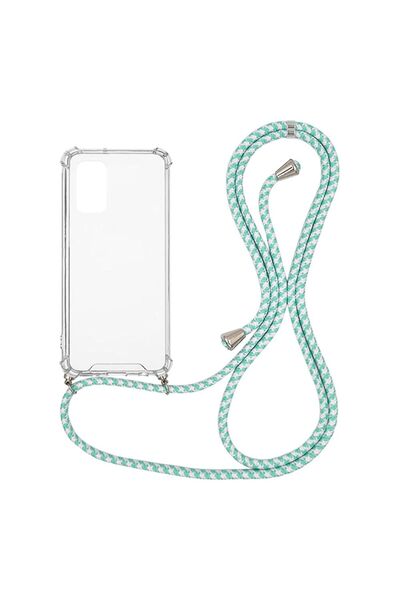 Sonique Θήκη Σιλικόνης με Κορδόνι Armor Clear Samsung Galaxy A32 5G Rainbow Β...