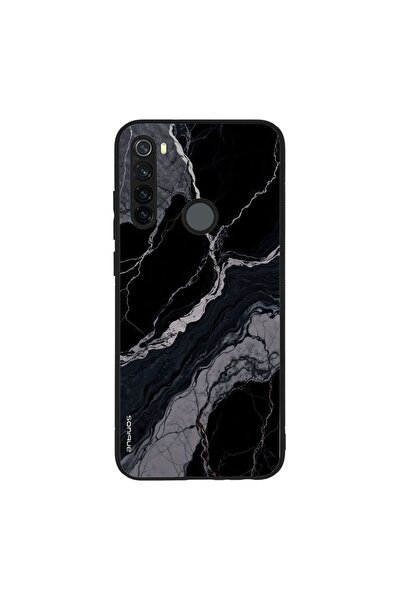 Sonique Θήκη Marble Series για Xiaomi Redmi Note 8T Μαύρο 02