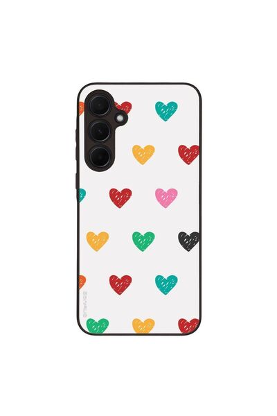 Sonique Θήκη Heart Series για Samsung Galaxy A35 5G Λευκό 02