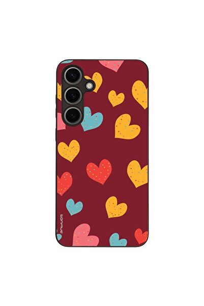 Sonique Θήκη Heart Series για Samsung Galaxy S24 Plus Μπορντώ