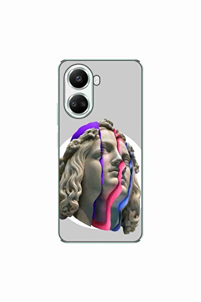 OEM Θήκη συμβατή με Huawei Nova 10 SE Σιλικόνης Gel TPU με σχέδιο Νέον Ερείπια